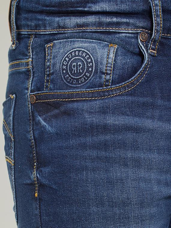 blue cotton washed jeans - 15832965 - Zoom Image - 5