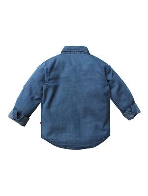 pocket patch roll up sleeved shirt - 15833830 - Standard Image - 2