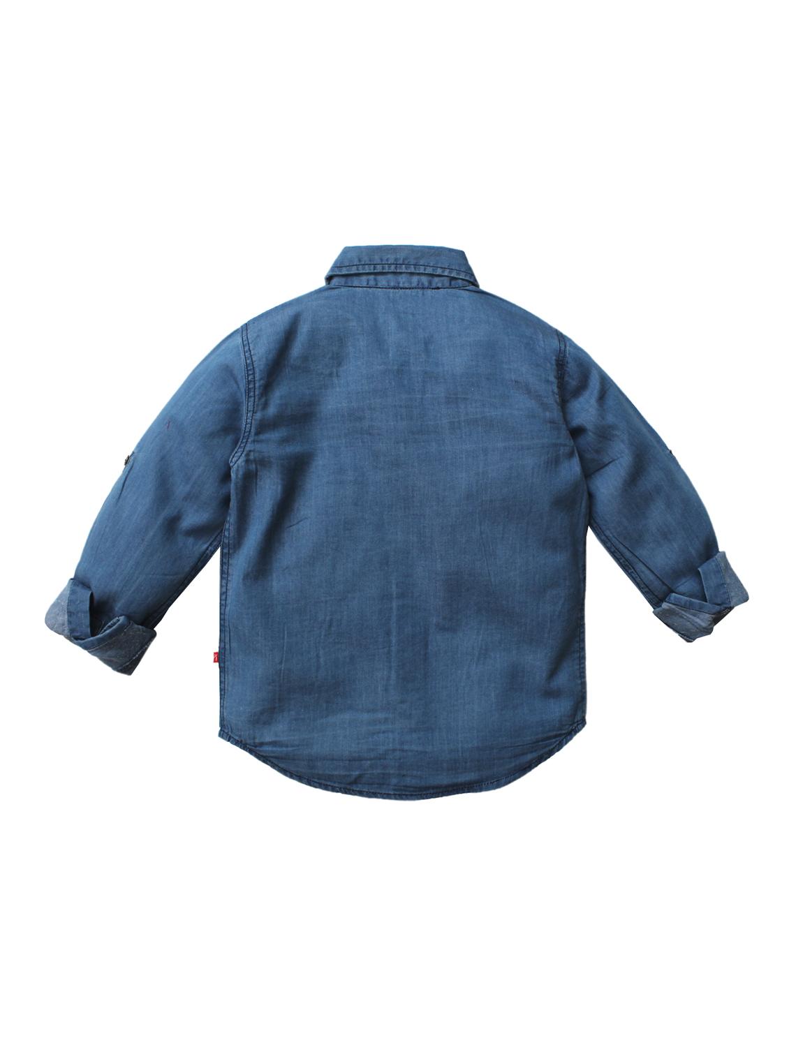 pocket patch roll up sleeved shirt - 15833830 - Zoom Image - 2