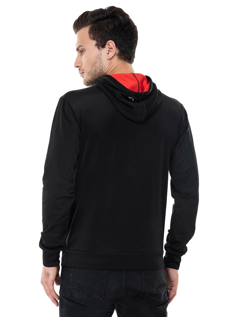 black fleece sweatshirt - 15836100 - Zoom Image - 2