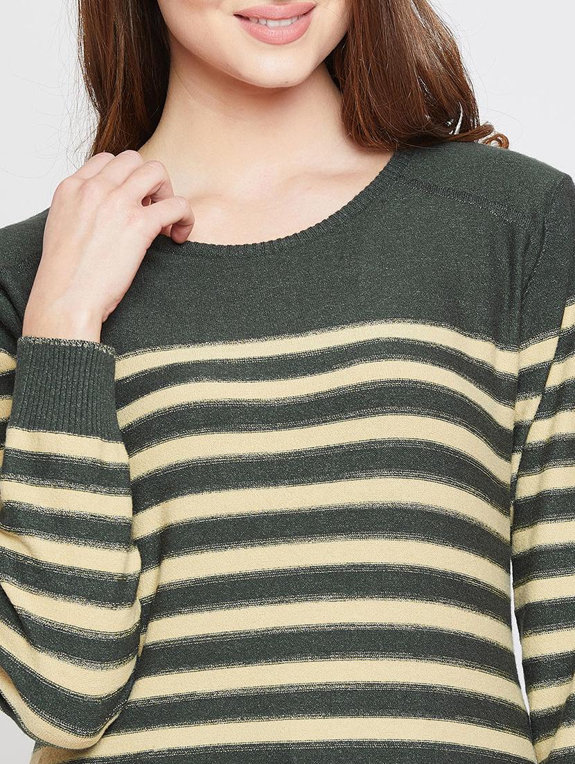 striped woolen pullover - 15837476 - Zoom Image - 5
