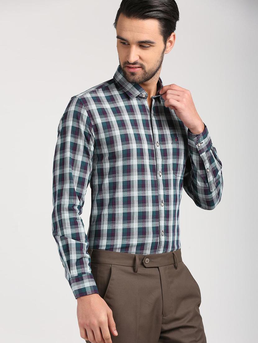 multicolor checkered casual shirt - 15837752 - Zoom Image - 2