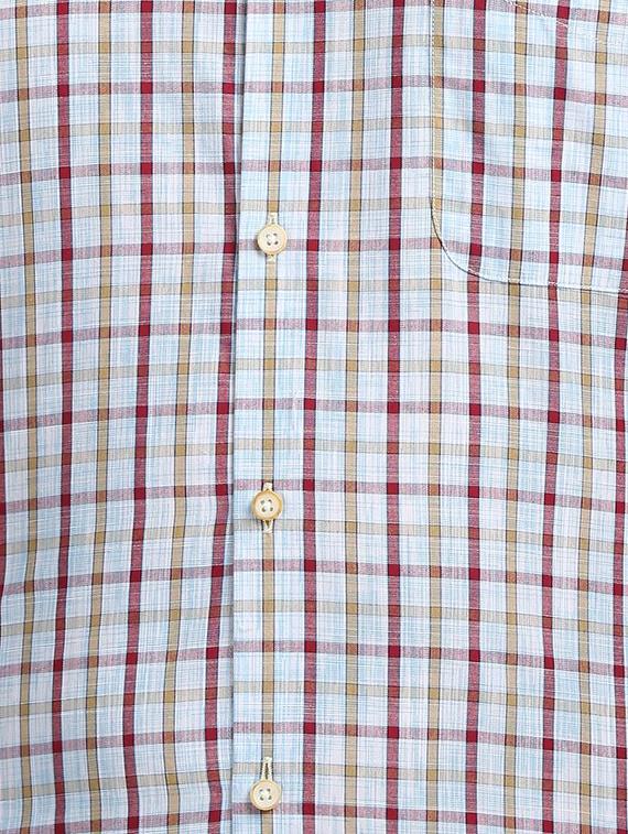 blue checkered casual shirt - 15837832 - Zoom Image - 5