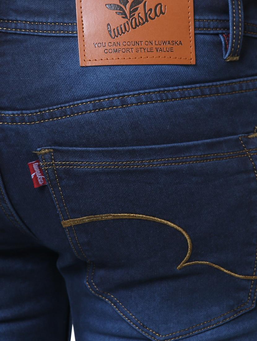 blue cotton washed jeans - 15838556 - Zoom Image - 5