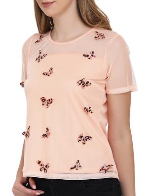 butterfly patch mesh top - 15838584 - Standard Image - 2