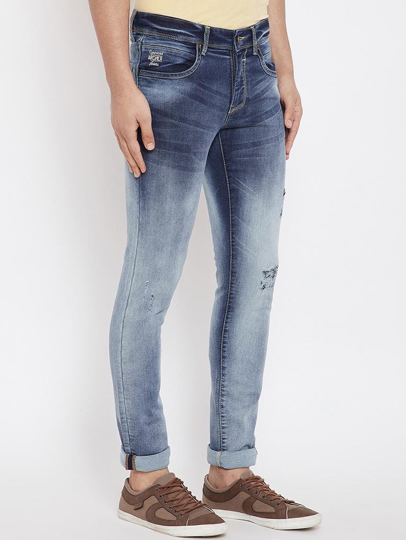 blue denim ripped jeans - 15840822 - Zoom Image - 2