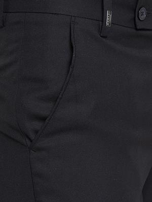 black polyester flat front formal trouser - 15840840 - Standard Image - 5