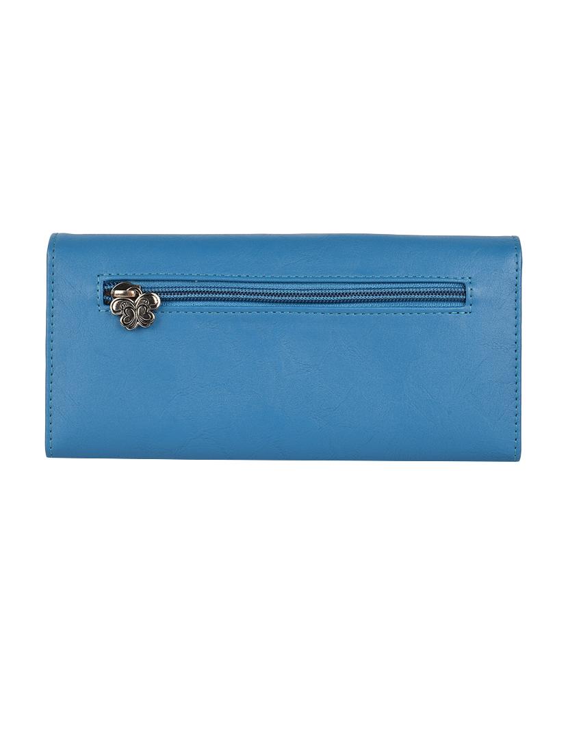 blue leatherette (pu wallet - 15843920 - Zoom Image - 2