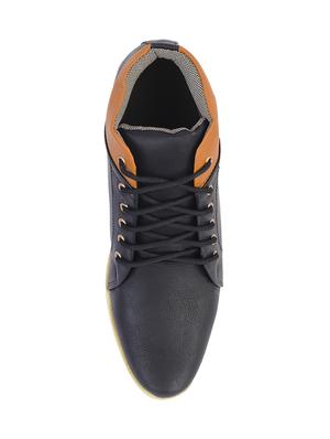 black leatherette low ankle boots - 15843940 - Standard Image - 5