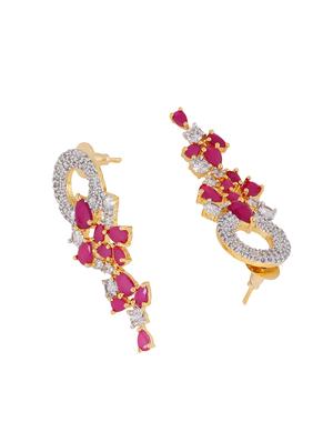 gold copper drop earring - 15845530 - Standard Image - 2