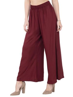 elasticated waist flared palazzo - 15845823 - Standard Image - 2