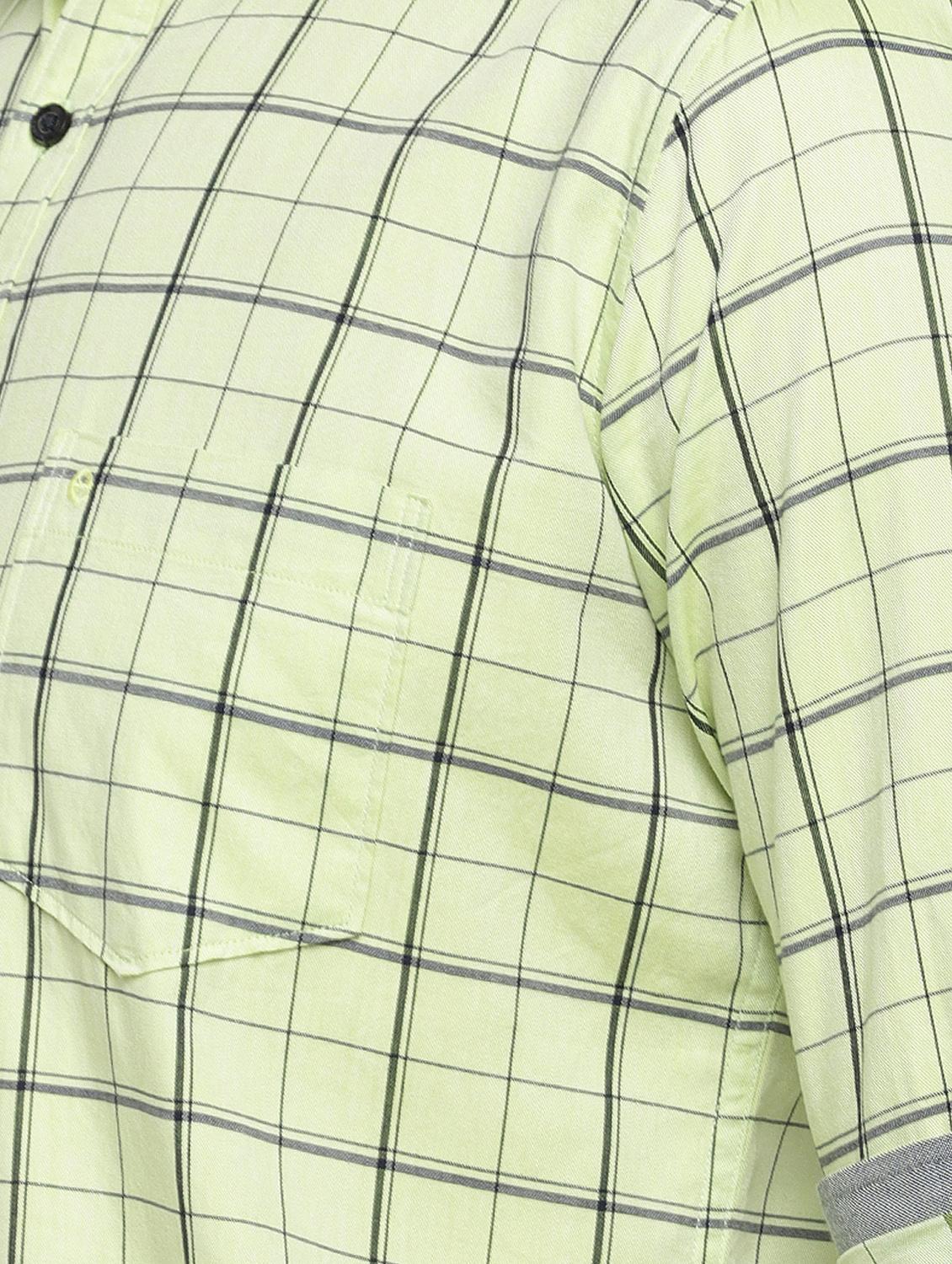 green checkered casual shirt - 15847370 - Zoom Image - 5