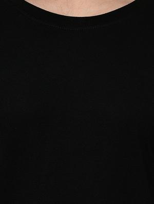 black monochrome long sleeves t-shirt - 15848274 - Standard Image - 5