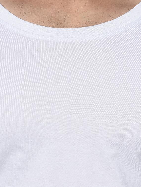 white color block long sleeves t-shirt - 15848277 - Zoom Image - 5