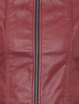 zip-up leather jacket - 15848899 - Standard Image - 5