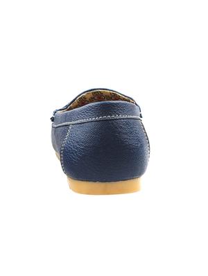 blue synthetic slip on loafers - 15850632 - Standard Image - 2