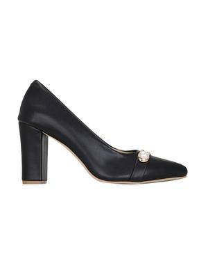 black slip on pumps - 15850929 - Standard Image - 2