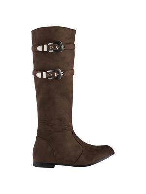 brown knee length boots - 15851460 - Standard Image - 2