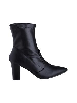 black ankle zipper boots - 15851476 - Standard Image - 2
