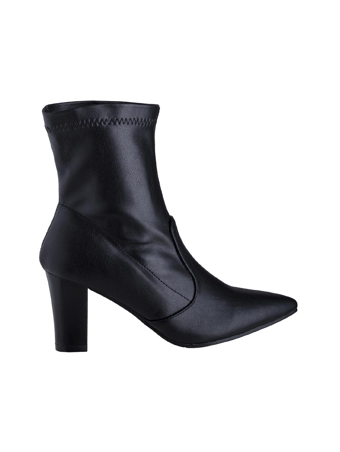 black ankle zipper boots - 15851476 - Zoom Image - 2