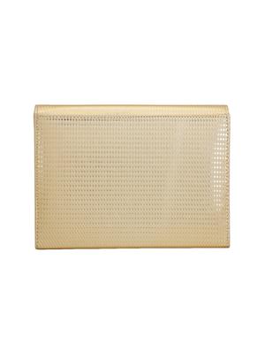 gold leatherette (pu) regular clutch - 15851841 - Standard Image - 2