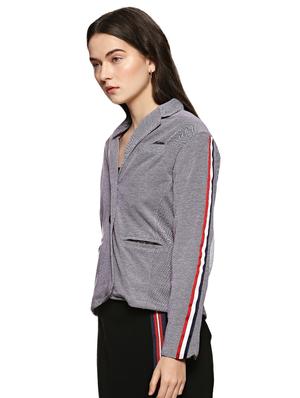 elbow patch side taped blazer - 15854323 - Standard Image - 2