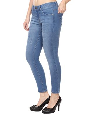 stone washed distressed jeans - 15855174 - Standard Image - 2