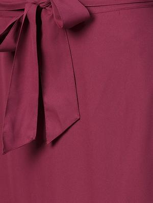 tie-knot waist front slit skirt - 15856074 - Standard Image - 5