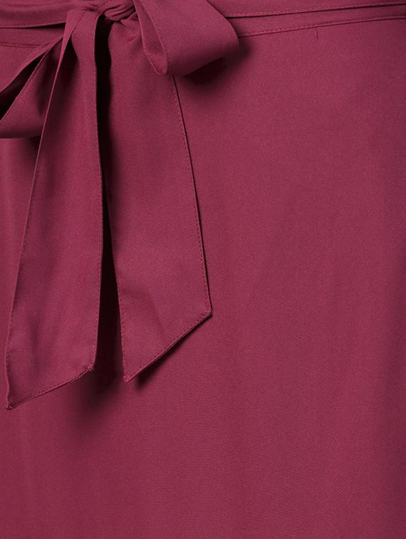 tie-knot waist front slit skirt - 15856074 - Zoom Image - 5