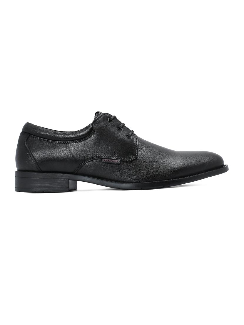 black leather laceup derbies - 15856133 - Zoom Image - 2