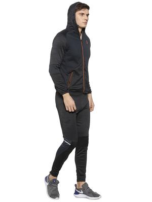 black polyester full length track suit - 15856226 - Standard Image - 2