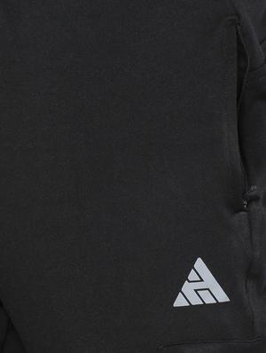 black cotton full length track pant - 15857414 - Standard Image - 5