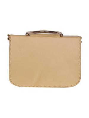cream leatherette (pu) regular sling bag - 15858710 - Standard Image - 2