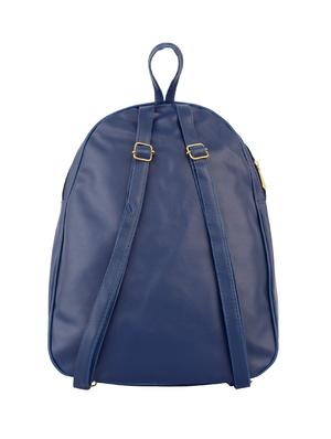 blue leatherette (pu) fashion backpack - 15859014 - Standard Image - 2