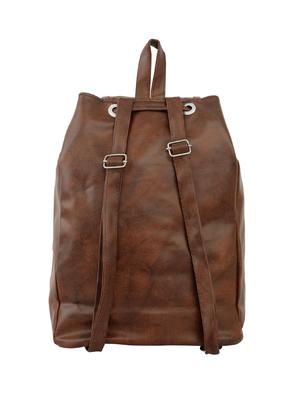 tan leatherette (pu) fashion backpack - 15859030 - Standard Image - 2