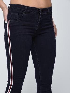 side striped skinny jeans - 15859279 - Standard Image - 5
