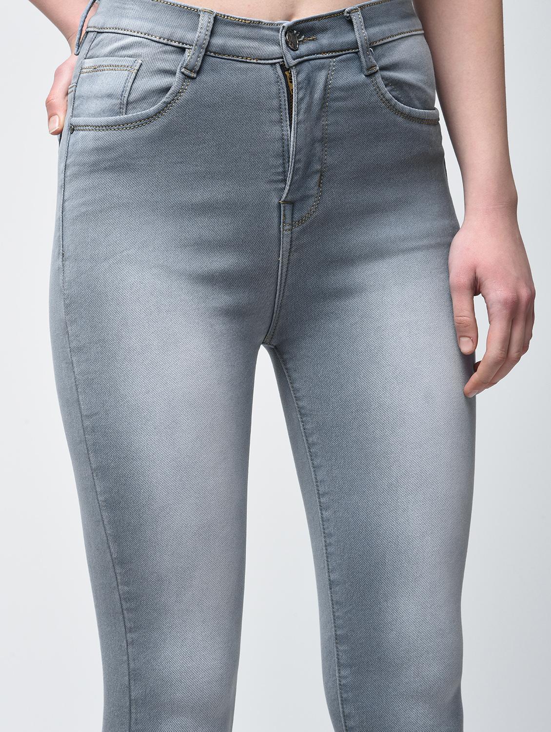 high waist stone washed jeans - 15859287 - Zoom Image - 5