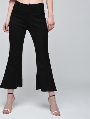 high waist boot cut jeans - 15859328 - Standard Image - 2