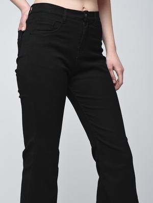 high waist boot cut jeans - 15859328 - Standard Image - 5