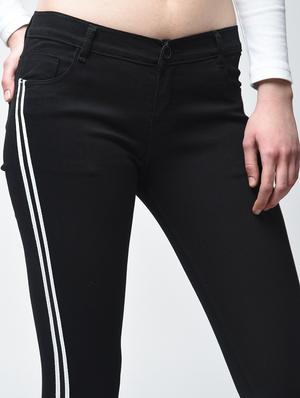 side striped skinny jeans - 15859342 - Standard Image - 5