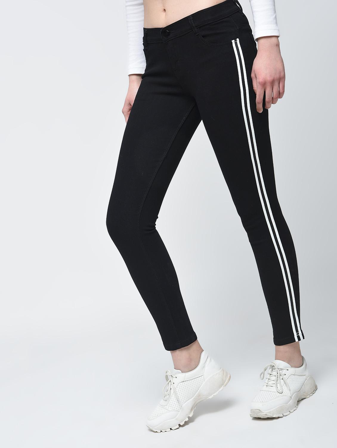 side striped skinny jeans - 15859342 - Zoom Image - 2