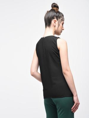 blouson pleated embellished top - 15859729 - Standard Image - 2