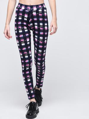 high waist checkered jegging - 15863102 - Standard Image - 2