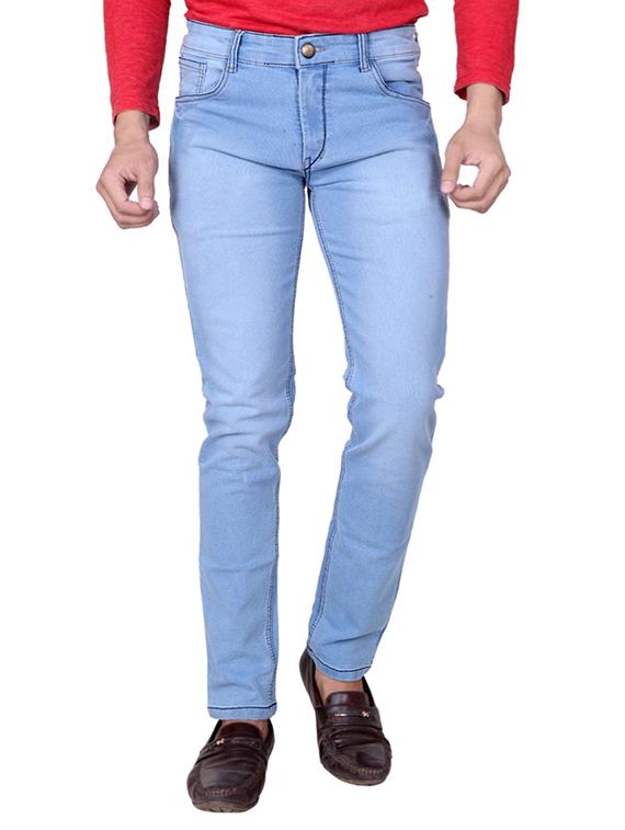blue denim washed jeans - 15863357 - Zoom Image - 2