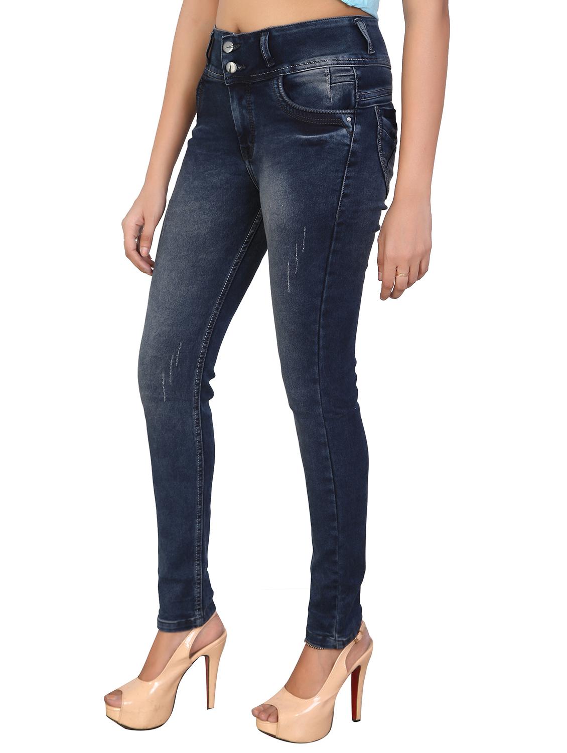 button-up distressed slim fit jeans - 15863666 - Zoom Image - 2