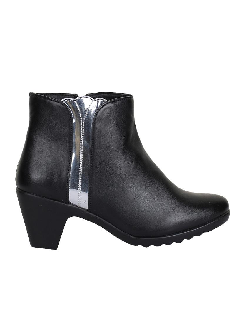 black ankle zipper boots - 15864646 - Zoom Image - 2