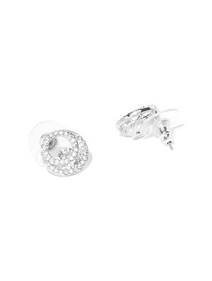 silver metal studs earring - 15865753 - Standard Image - 2