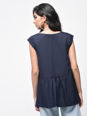 embellished pintucks gather detail top - 15866239 - Standard Image - 2