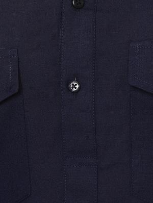 navy blue solid pathani set - 15867353 - Standard Image - 5