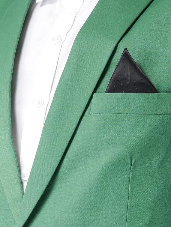 green polyester formal blazer - 15867781 - Zoom Image - 5